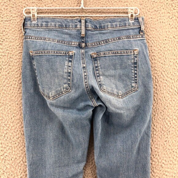 Everlane Jeans Womens 26 Blue Light Wash Denim Ankle Skinny Leg Stretch Everyday - Picture 4 of 11